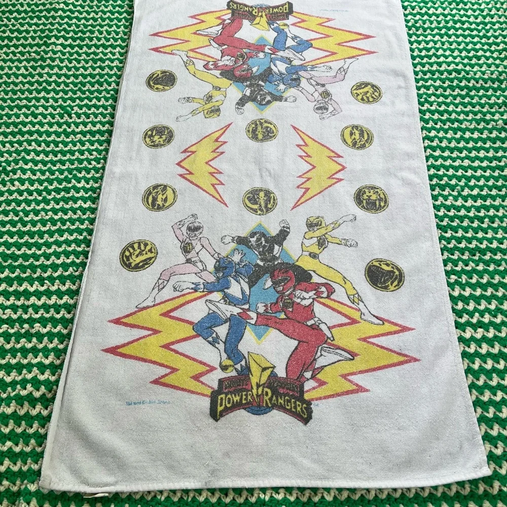 Vintage Power Rangers Beach Towel